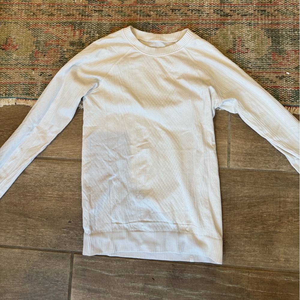 Lulu lemon white long sleeve
